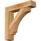 Ekena Millwork Imperial Block Rough Sawn Bracket w/ Offset Brace, Western Red Cedar, 6"W x 26"D x 26"H BKT0604X26X26IMP05RWR - alternate 1